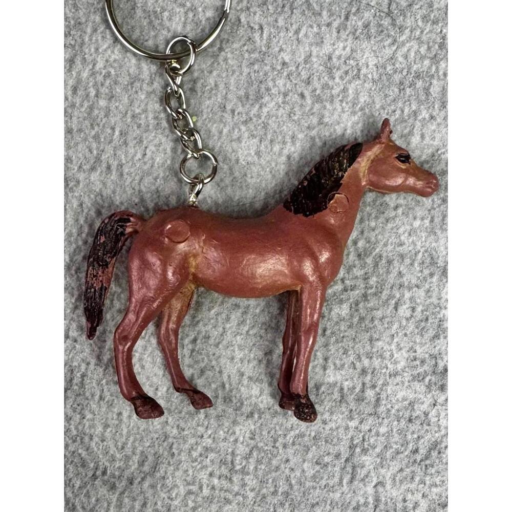 kawaii cryptid keychain horse KC019 upcycled equine anomaly weirdcore charm